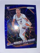 Monique Akoa Makani 2025 Panini Prizm WNBA #98 Blue Velocity Rookie