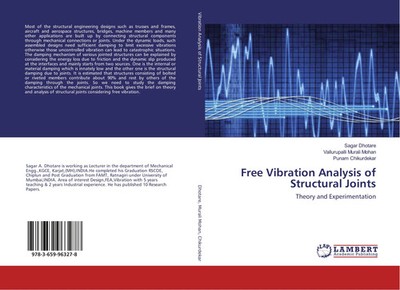 Free Vibration Analysis of Structural Joints Theory and Experimentation Buch
