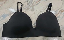 Victoria's Secret T-Shirt Bra 36D/D80 NO WIRE Black