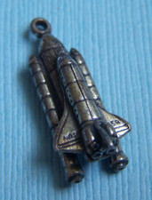 Vintage NASA space shuttle sterling charm