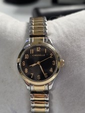 Caravelle By Bulova 45 L185 0121408532 C9345158 Stainless Steel Works New Batt