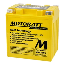 Motobatt MBTX30U 12V AGM Battery Fits Arctic Cat BMW Laverda Moto Guzzi Polaris