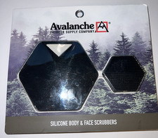 Avalanche Silicone Body Face Scrubbers perfect for in the shower traveling