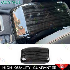 For Honda Accord 23-2026 11th Black Wood Middle Console Armrest Box Panel Cover