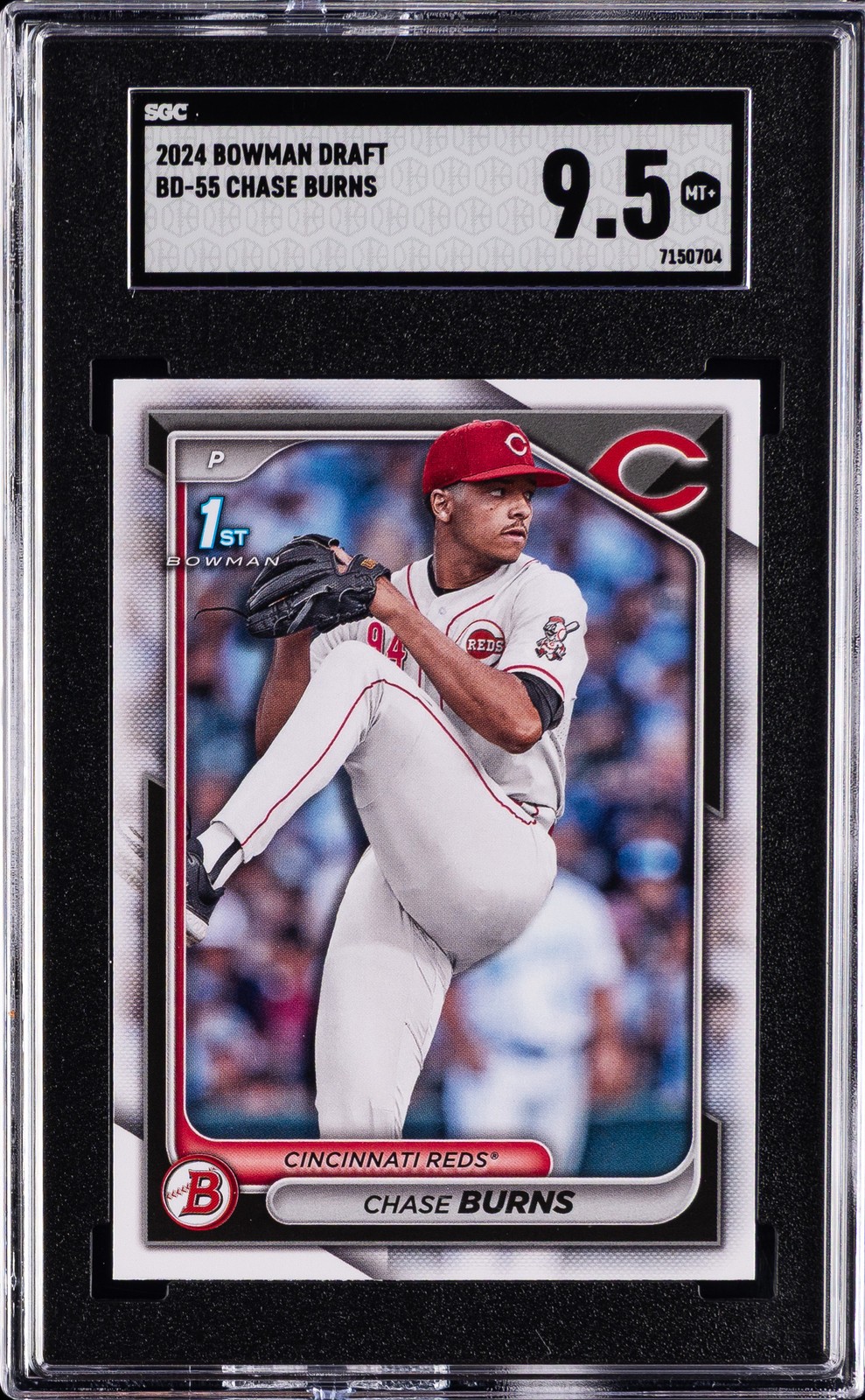 2024 BOWMAN DRAFT #BD-55 CHASE BURNS SGC 9.5