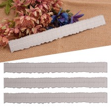 3x Paper Tearing Ruler Carbon Steel Template DIY Supplies for Scrapbooking