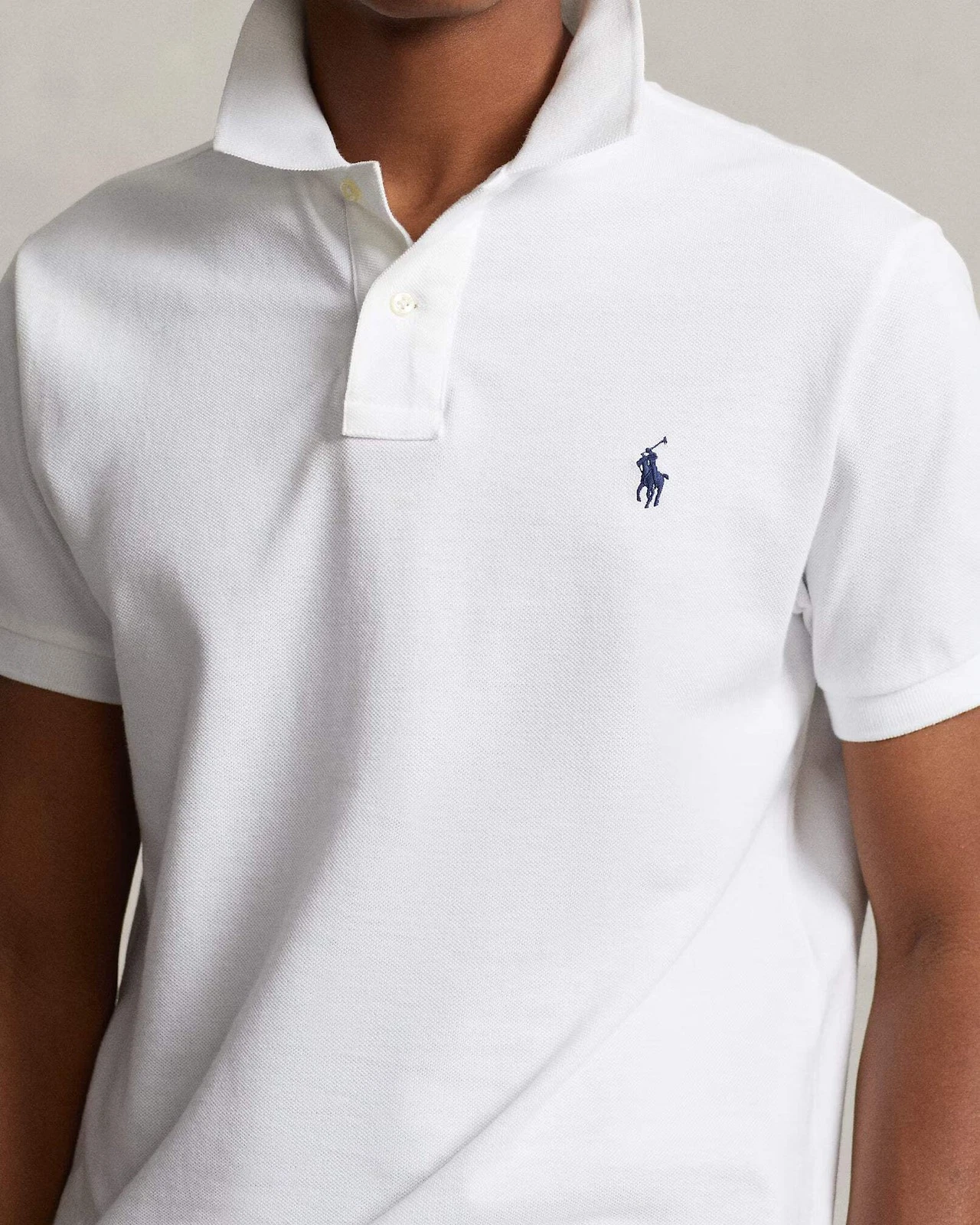 Polo Ralph Lauren Men's Custom Slim Fit Mesh White Polo Shirt
Opens in a new window or tab