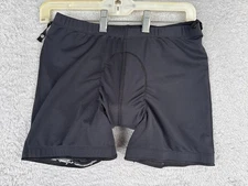 Shebeest Cycling Shorts Women Medium Black LINER Spandex Blend Padded Biking
