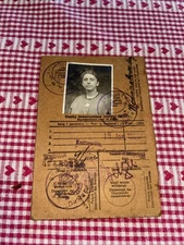 Ww1 German ID Weimar Era Polish Travel Pass