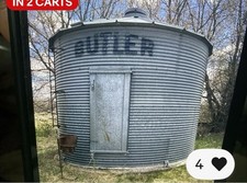 14’ W) Grain bin repurpose to outdoor bar kitchen tiny home cottage gazebo silo