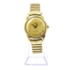 Vintage Omega Seamaster Gold-Tone 34mm 7IN Automatic Mens Wristwatch #WB3419-4