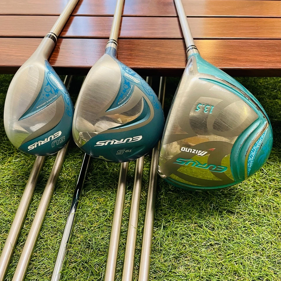 Women Mizuno EURUS Fullset 1w 5w 5ut Iron 789PS 9pics L Flex Golf Club Ladies - Image 2 of 4