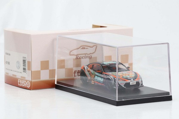 Toyota 86 Inging #38 P.Mu Racing Pads Ebbro 45196 1:43 Schwarz Anime Japan 2018-image