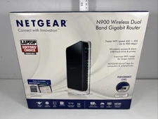 Netgear N900 450 Mbps 4-Port Gigabit Wireless N Router WNDR4500 Sealed WiFi NEW