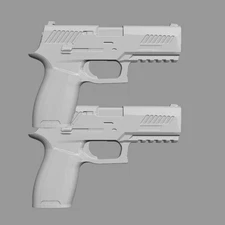 Handgun pistols custom weapon for Marvel GI Joe 1:12 1:18 & other action figures