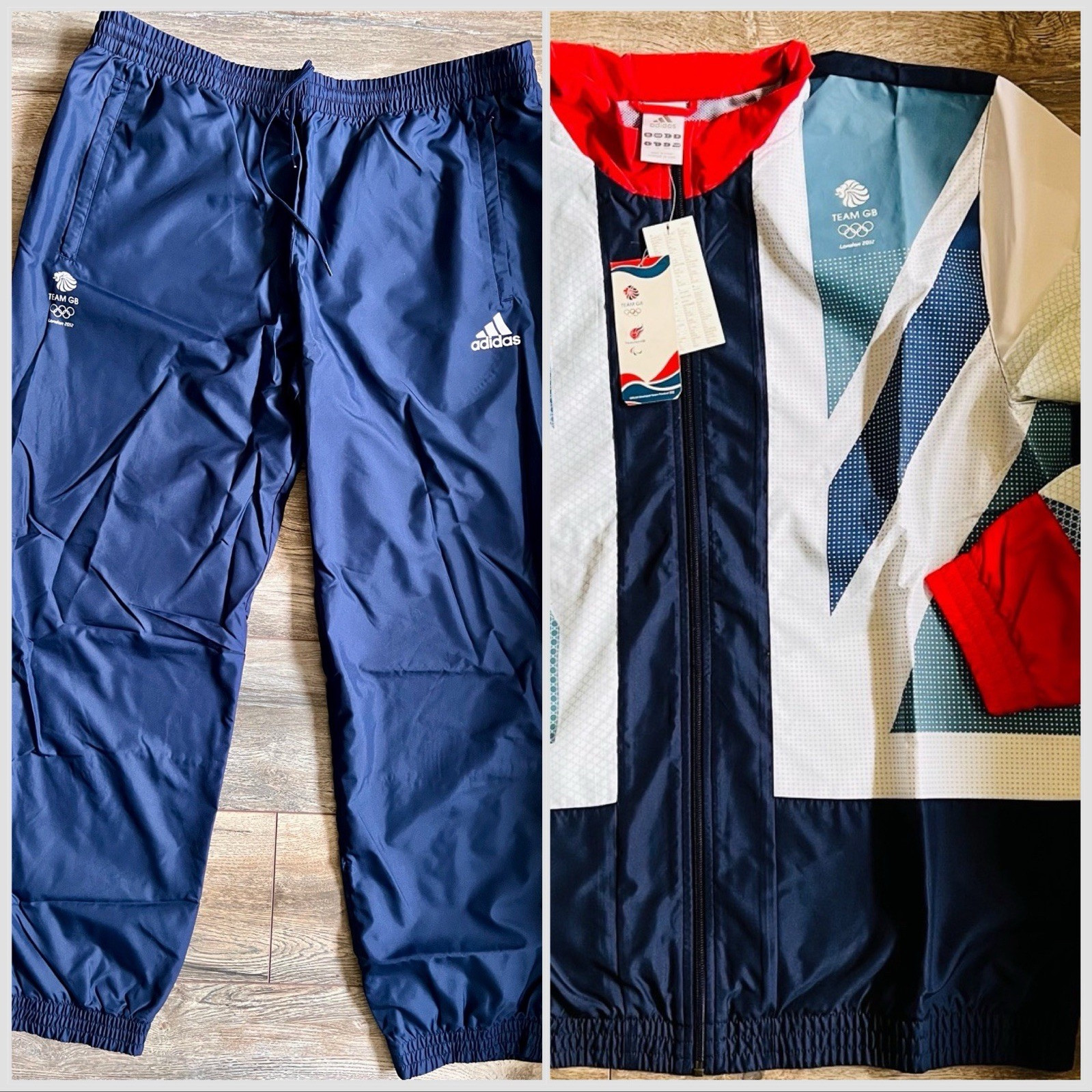 Adidas Team GB London 2012 Olympic XL Tracksuit Set BNWT Jacket & Trousers Rare