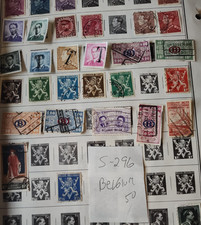 Belgium Foreign Postage Stamps Pre 1974 Stamps Used 50 stamps
