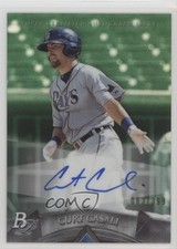 2014 Bowman Platinum Prospects Green Refractor /399 Curt Casali #AP-CC Auto 1lj1