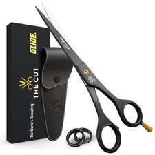 The Cut Factory 6.5 Matte Black Luxury Hair Scissors 6 Inches,
