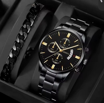 Luxury Men Quartz Watch Calendar Business Wristwatch Fashion Male Bracelet