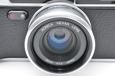 Near Mint Konica Hexar AF Silver 35mm Rangefinder Film Camera From