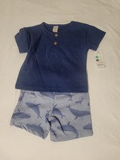 Carters 2 PC Short Set Boys 18M