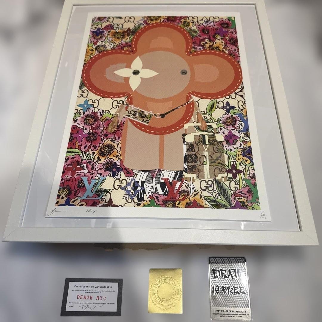 DEATH NYC 世界 death nyc contemporary art poster limited to 100 pieces worldwide