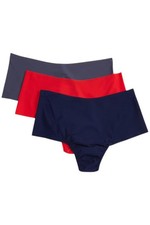 Hanky Panky Women's 3-Pck Godiva HighRise Thong Blackbery/Grante/Slegh