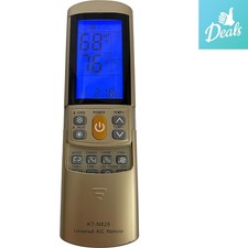 Universal Air Conditioner Remote Control with 10 ft Range  Lighted Display