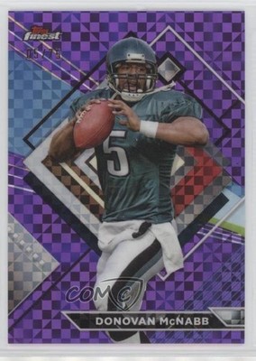 2023 Topps Composite Purple Checkerboard Refractor 5/75 Donovan McNabb #235 2qw