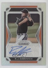 2021 Panini Prizm Draft Picks Auto RJ Dabovich #AU-RD Auto 16vb