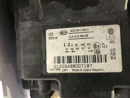 GENUINE 14-17 VW POLO GTI 6C DRIVER FRONT HEADLIGHT LED 6C2941036A - Picture 9 of 9