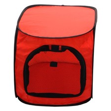Portable Pop Up Dog Crate-Medium 30.5"L x 20.0"W x 20.0"H, Red