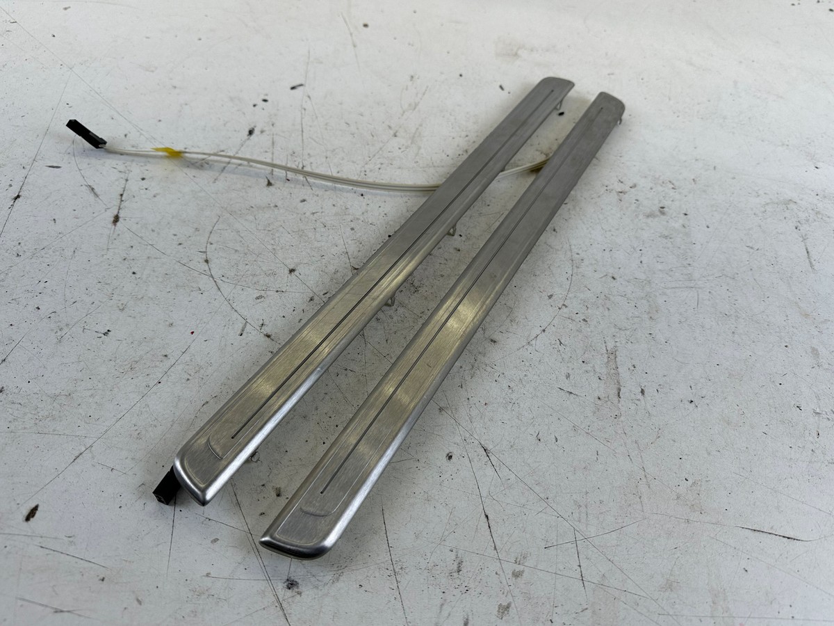 VW Golf R LED Illuminated Door Sill Scuff Plate Blue MK7 MK7.5 15