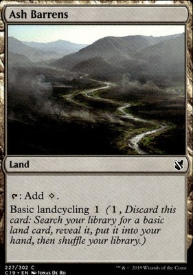Commander 2019 #227 Ash Barrens
