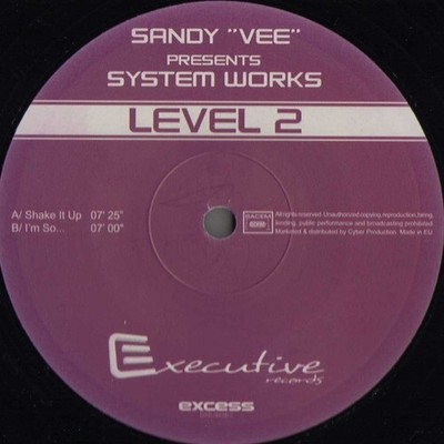 Sandy Vee Presents System Works - Shake It Up - French 12'' Vinyl - 2005 - Exe...