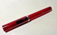 Sheaffer No-Nonsense Transparent Red Cartridge Pen – Medium Nib NOS  Vintage