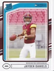 2024 Panini Donruss - Rated Rookie Jayden Daniels #389 (RC) PSA 9
