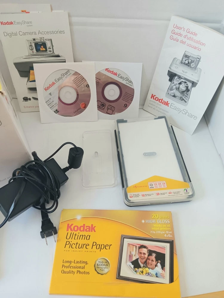 Kodak EasyShare Photo Printer Camera Dock CX DX LX Tested Works W/ Picture Paper