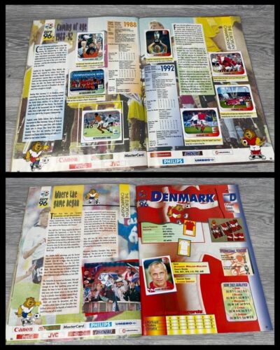 Merlin UEFA Euro 96 Football Sticker Album, Missing 7 Sticker, 98% Complete , - Picture 20 of 22
