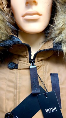 Mens hugo best sale boss parka coat
