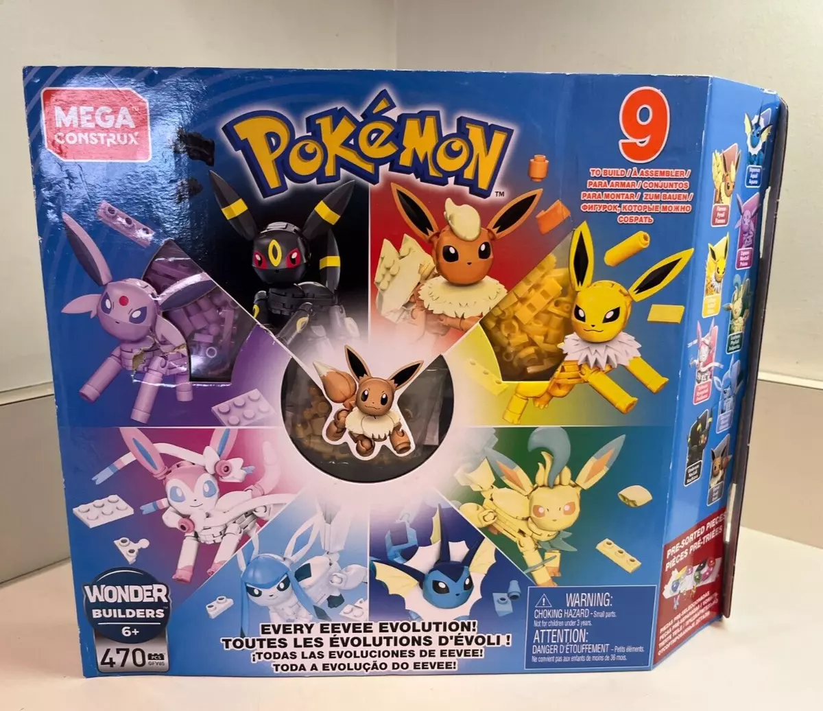 Mega Construx Pokemon Every Eevee Evolution! Pack for sale online