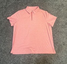 All In Motion Men's Red Golf Polo stretch Moisture Wicking Sz XL New