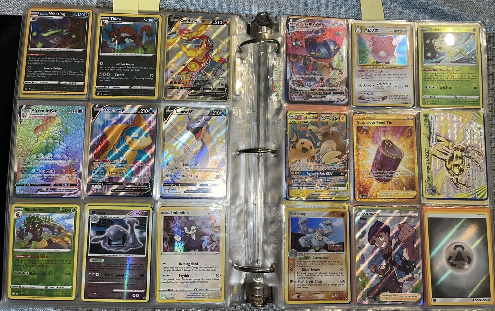 Pokemon Card Collection Binder Holo, VMax , EX, Gx, V, Full Art, Vintage -  180x