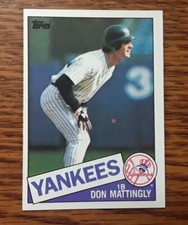 1985 Topps Baseball Don Mattingly  #665 High Grade
