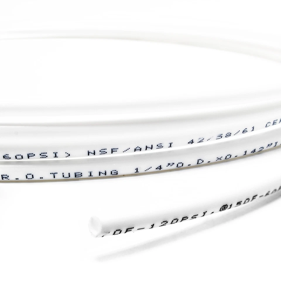 Naturewater Schlauch 1/4 Zoll 6,35 mm für Umkehrosmoseanlage und Wasserfilter