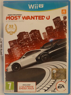 Need for Speed Most Wanted U Nintendo Wii U PAL Original
