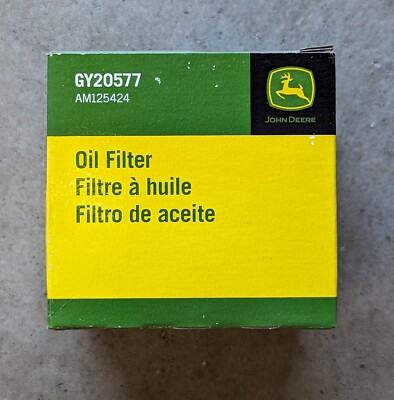 Genuine John Deere Oil Filter OEM GY20577 AM125424 *NEW IN BOX* | eBay