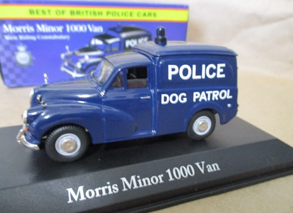 Atlas Diecast British Police Series Morris Minor 1000 Van 1:43 Diecast w/box - Image 2 of 4