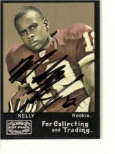 Washington Redskins Malcolm Kelly autographed Topps Mayo's Cut Card 